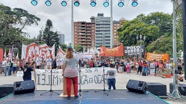 El acto estuvo motivado por el rechazo a las políticas de Javier Milei.&nbsp;