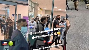 Los jugadores argentinos fueron irónicos por las demoras en el ingreso a Chile.&nbsp;