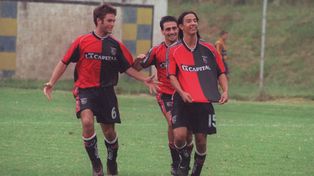 Elvio Martínez y el gol en el clásico de inferiores, donde Newells venció 3 a 1 en Baigorria.