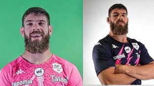 Marcos Kremer luciendo las nuevas camisetas del club de París.