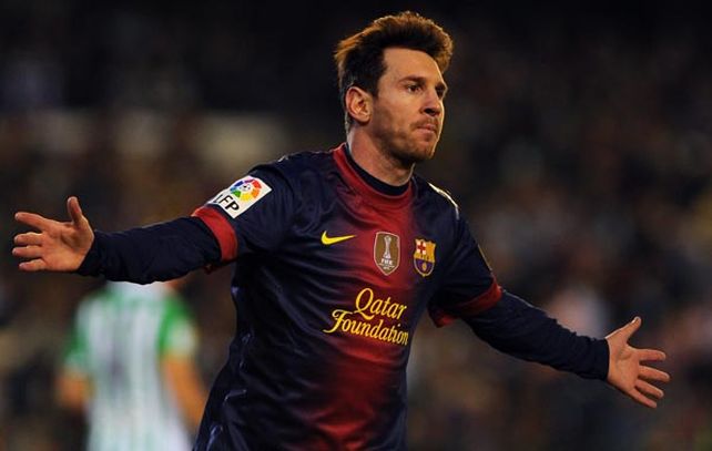 Messi no para de asombrar al mundo. Ayer hizo otro doblete en el triunfo de Barcelona ante Betis