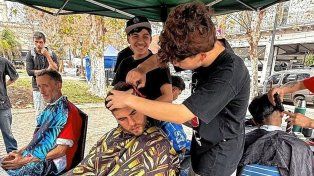 Barberos de Concordia impulsan campaña solidaria