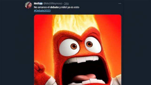 Miles de usuarios llenaron de memes relacionados con la expectativa y el desempeño de Sergio Massa y Javier Milei en el tercer debate presidencial
