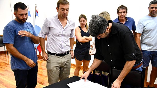 Villaguay avanza con su cancha de hockey de césped sintético