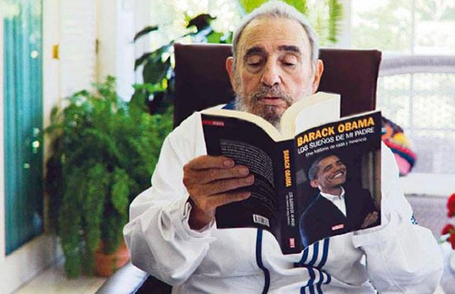 Fidel lanzó su mensaje en tono de broma mucho tiempo antes que Obama sea presidente.