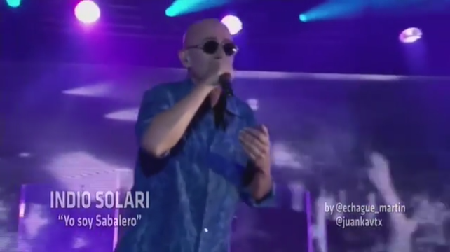 ¡Un golazo! El Indio Solari también se animó al Yo soy Sabalero