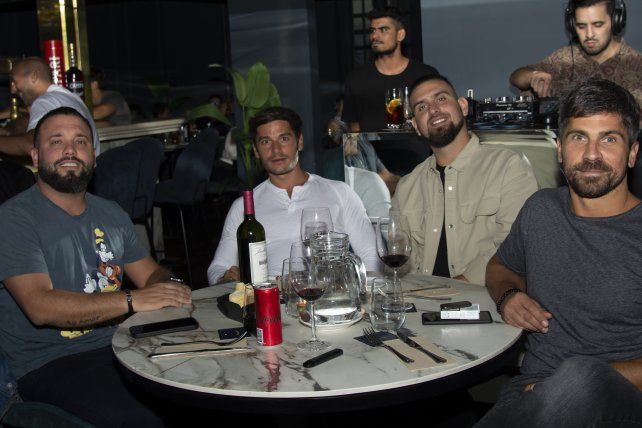 Guido Saita, Bruno Perona, Julián Marengo y Germán Vinciunas