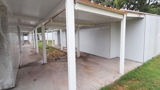 La obra de residencia estudiantil de la Agrotécnica Nº 39 de Villa Urquiza incluye habitaciones con sanitarios