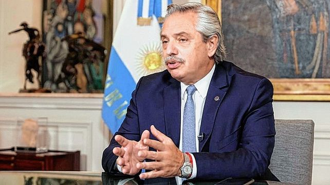 El presidente Alberto Fernández.