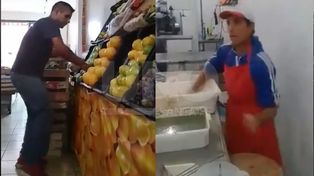 Dos santafesinos que le ponen la mejor onda al trabajo y se volvieron virales