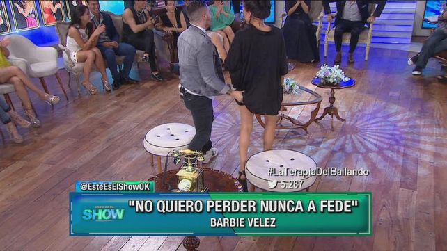 A Fede Bal se le fue la mano con Barbie Vélez