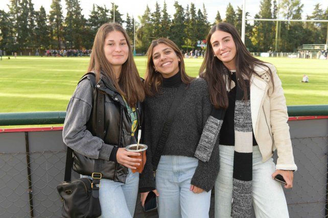Milagros Borrás, Ambar Juri y Delfina Campbell
