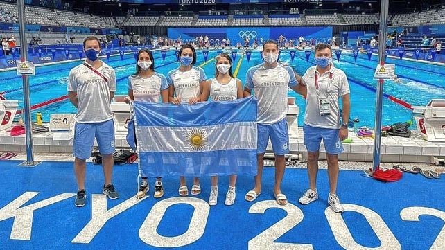 La selección nacional de natación