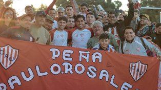En la previa al partido con Belgrano, el plantel de Unión recibió el apoyo de sus hinchas