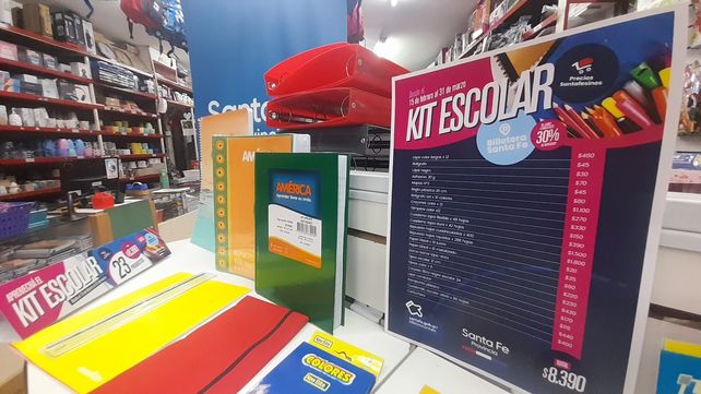 Combate a la inflación: llegó la canasta escolar con productos a precios accesibles