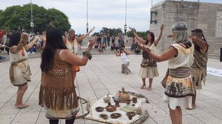 La música, la danza y la palabra, presentes en el encuentro.