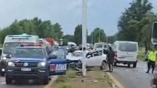 Accidente en Autovía 19 entre un camión