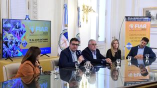 Puntapié. La semana pasada se realizó el lanzamiento formal de la feria en la Municipalidad.