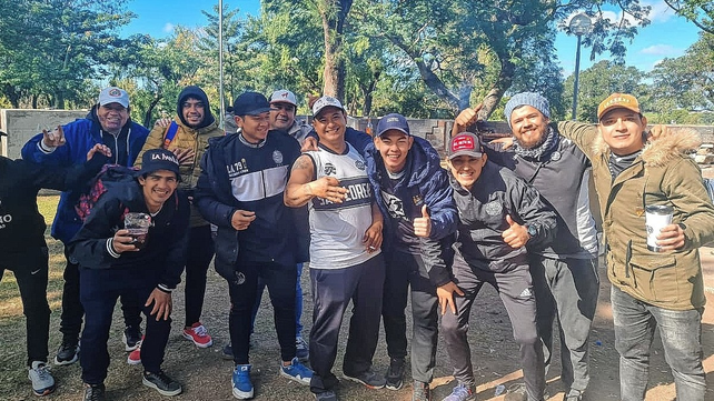 Un gran número de hinchas de Olimpia ya están en Santa Fe