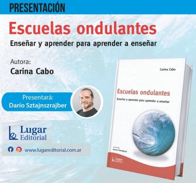 Carina Cabo presentó su libro Escuelas Ondulantes