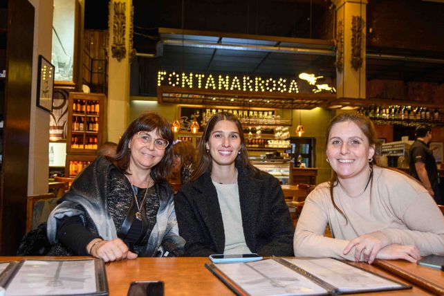 Claudia Serrano, Ornella Rimini y Vanesa Pagani