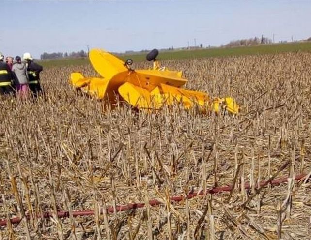 Se estrelló una avioneta en el sur de Santa Fe y murió el piloto