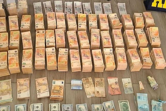 Entre lo incautado hay 46 millones de pesos en efectivo