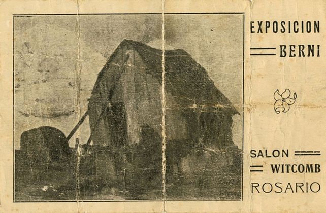 Folleto de la exposición de Berni en 1923 