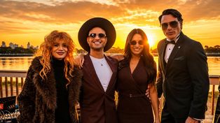 Fashion Sunset revolucionó Santa Fe: Pampita y Leo Saleh brillaron en el evento del año