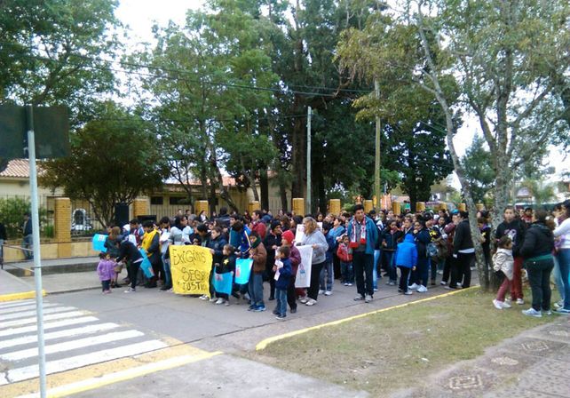 Consternados. Los vecinos