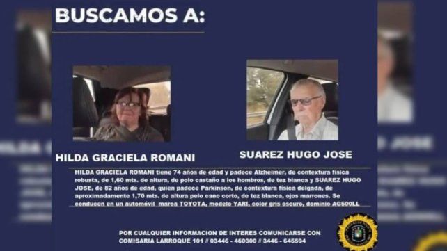 Buscan a un matrimonio que desapareció hace cuatro días