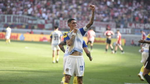 En vivo: Di María definió el penal con categoría y Central se fue al descanso en ventaja