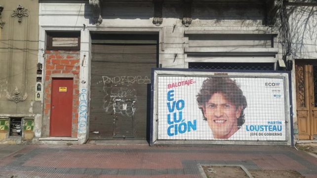 El frente de la casona donde estuvo secuestrado el ex presidente