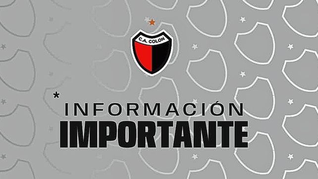 Colón volvió a recordarle a sus hinchas los requisitos a tener en cuenta para ir a Paraná.&nbsp;