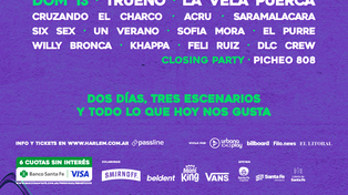 HARLEM anuncia su grilla día por día