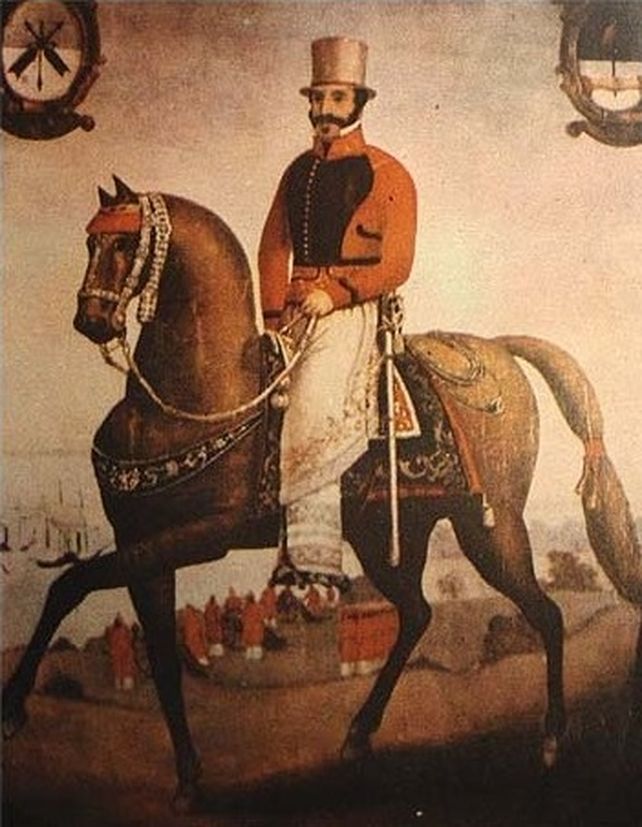 El coronel Santa Coloma, prócer de la batalla de Punta Quebracho y socio de los Freyre.