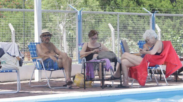 Verano en las piletas del club de Pescadores de Paraná