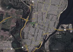 La ruta 11 saldrá de la trama urbana de Santa Fe y Recreo