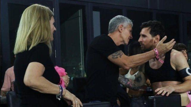 La última aparición pública de Jorge Messi junto a Lionel en fotos