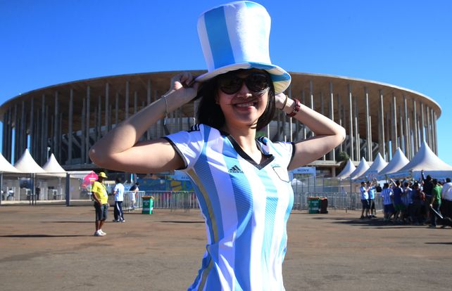 Mirá las fotos de la previa de Argentina vs. Bélgica