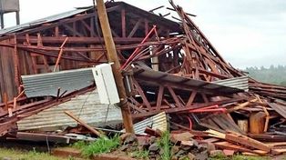 Heridos y destrozos en Misiones por el paso de un tornado