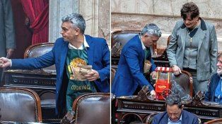 Pochoclos en el Congreso: Esteban Paulón ironizó a Martín Menem en plena sesión