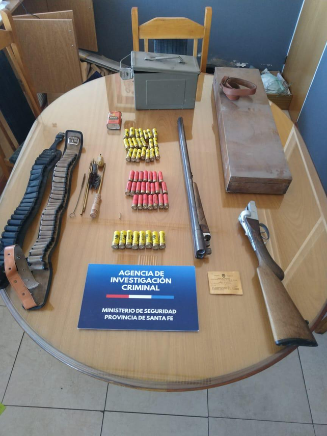 Armas y municiones tambi&eacute;n fueron parte de lo secuestrado.&nbsp;