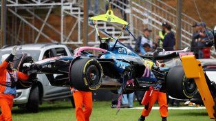 Video: así fue el choque de Franco Colapinto en la carrera sprint del GP de Brasil