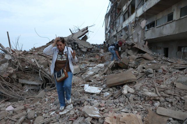 Las escenas de desolación tras el terremoto en Venezuela.