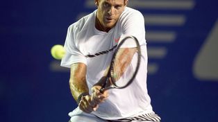 Del Potro ya entrena de cara a Roland Garros