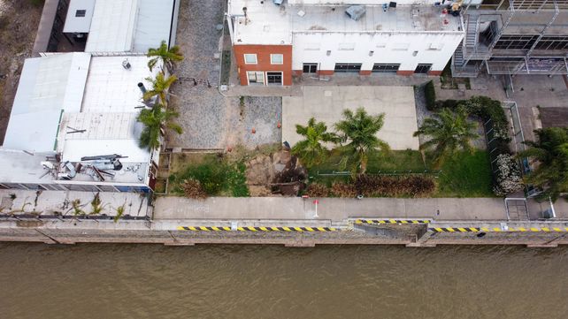 Derrumbe en el Parque España: las impresionantes imágenes captadas con el drone de La Capital