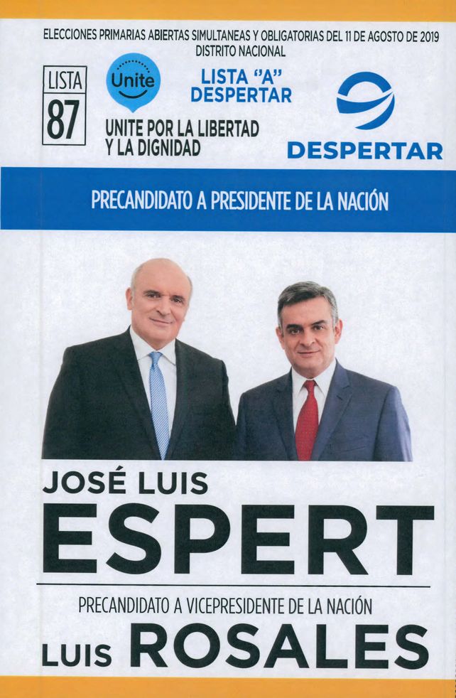 Cuáles son las diez fórmulas presidenciales que se presentan en las Paso