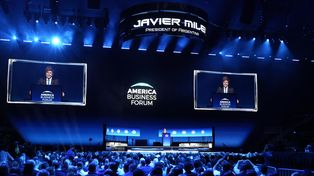 Con elogios a Trump, Milei convocó a un gran consenso capitalista en la Argentina