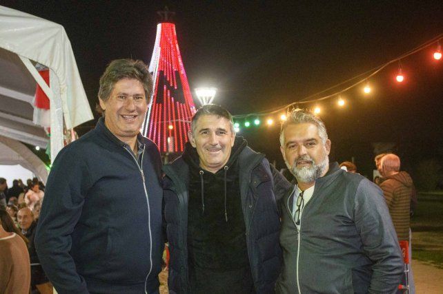 Roly Santacrocce, Cristian Domizzi y José María Cimino.  